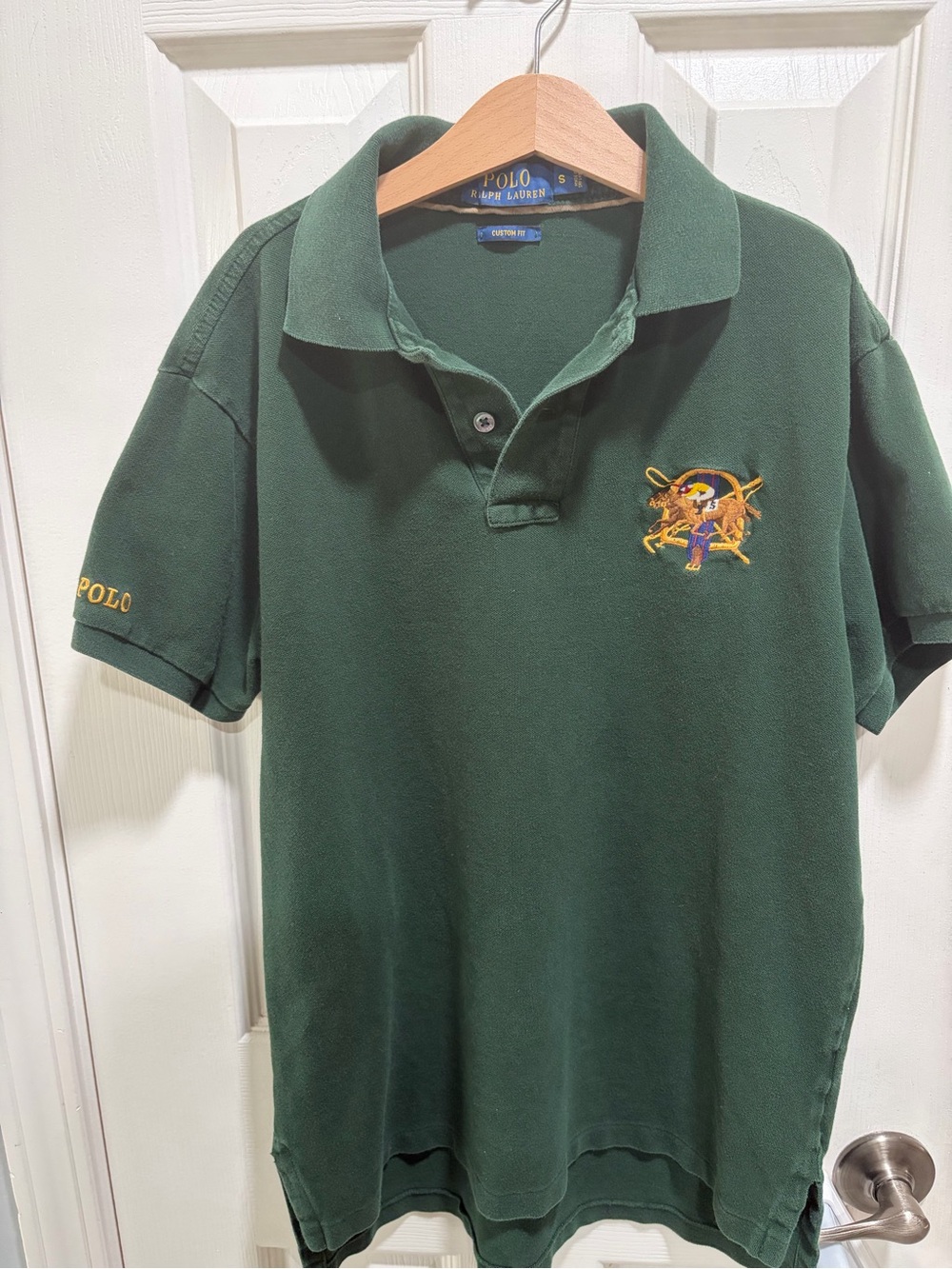 Polo by Ralph Lauren Forest Green Kids Polo with Embroidered Crest